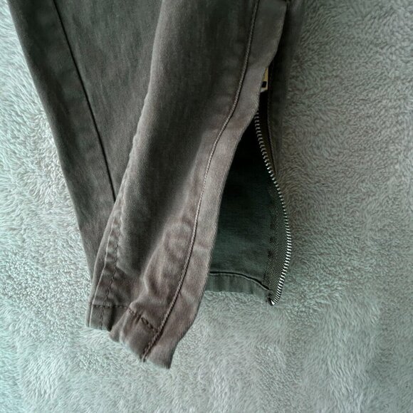 Ralph Lauren Stretch Cotton Capri Pants Zippered Pockets & Legs Womens Size 16 - Picture 2 of 11